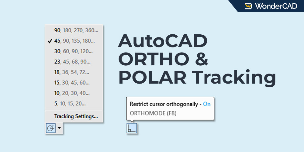 AutoCAD-ORTHO-POLAR-Tracking