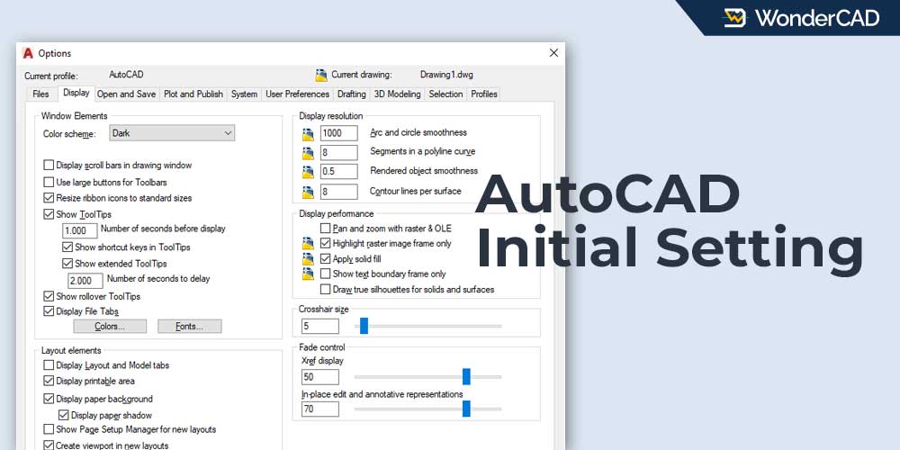 Autocad-initial-setting