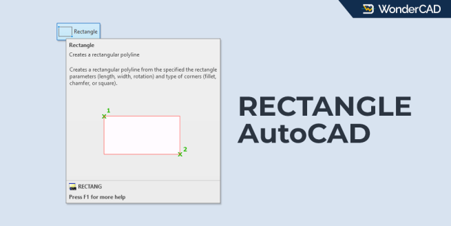 How to Use the RECTANGLE Command in AutoCAD