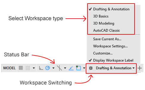 Workspace-Switching