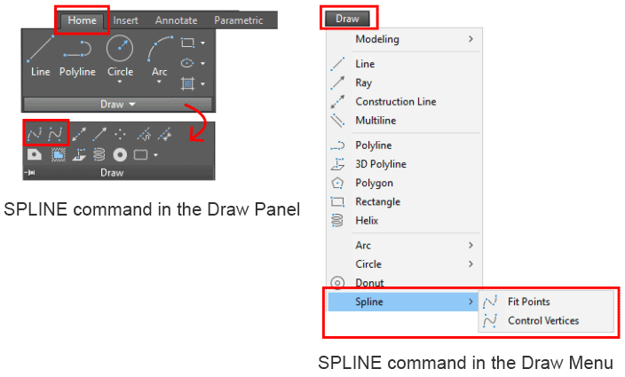 Spline command loc